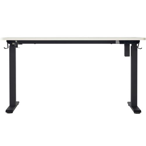 Bureau Assis-debout Électrique Réglable 72-120 Cm Avec Ports USB - Blanc - Upetdown