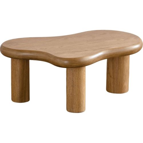 Lot De 2 Tables Basses Organiques Gigognes En Bois - Wave