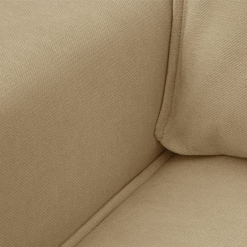 Canapé D'angle Ouvert à Droite Convertible 3 Places En Tissu Chenille Miel - Emma