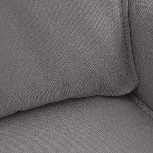 Canapé D'angle Ouvert à Gauche Convertible 3 Places En Tissu Chenille Gris - Emma