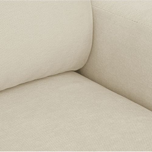Canapé D'angle Gauche Convertible 3 Places En Tissu Chenille Beige Foncé - Sonny