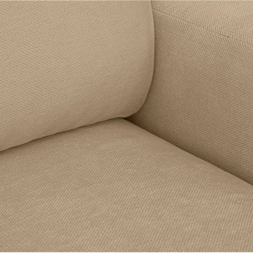 Canapé D'angle Gauche Convertible 3 Places En Tissu Chenille Moka - Sonny