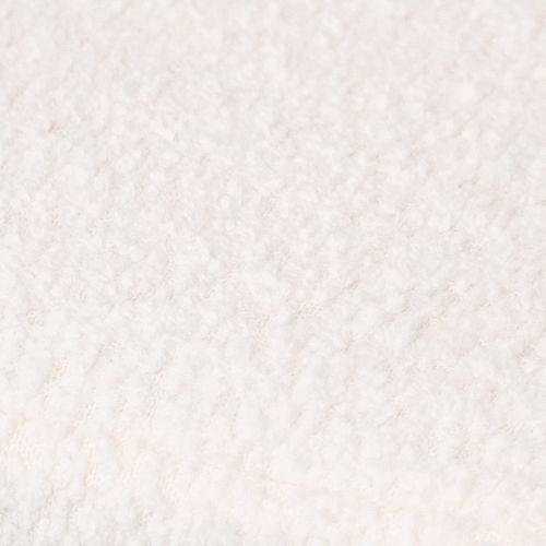 Ensemble Lit 90x190 - Tête De Lit En Tissu Bouclé Beige - Milo + Matelas Mousse