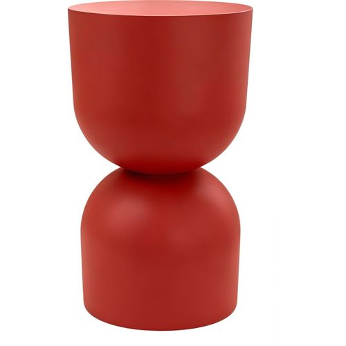 Bout De Canapé En Résine Terracotta Mat D.25 Cm - Ori