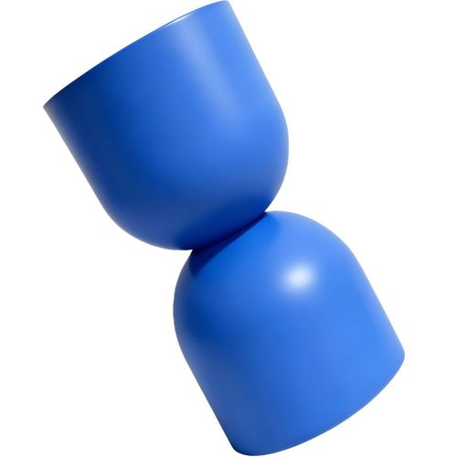 Bout De Canapé En Résine Bleu Mat D.25 Cm - Ori