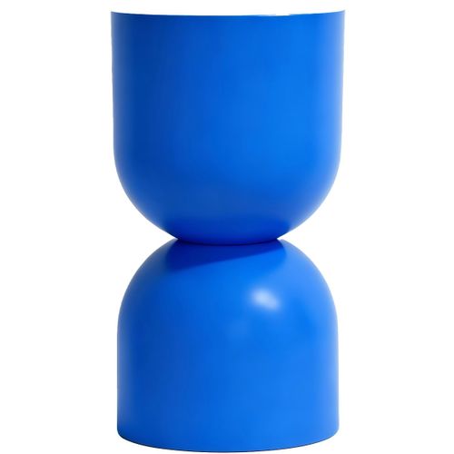 Bout De Canapé En Résine Bleu Mat D.25 Cm - Ori