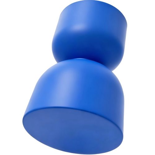 Bout De Canapé En Résine Bleu Mat D.25 Cm - Ori