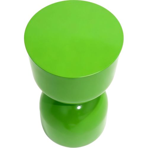 Bout De Canapé En Résine Vert Brillant D.25 Cm - Ori