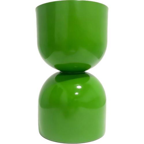 Bout De Canapé En Résine Vert Brillant D.25 Cm - Ori