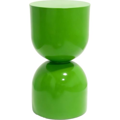 Bout De Canapé En Résine Vert Brillant D.25 Cm - Ori