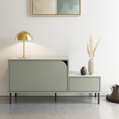 Meuble D'entrée 2 Portes Vert 120 Cm - Jonas