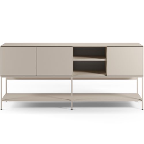 Buffet 3 Portes 2 Niches Beige 180 Cm - Zara