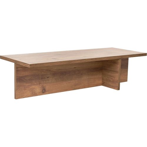 Table Basse Rectangulaire Effet Noyer 120 Cm - Arden