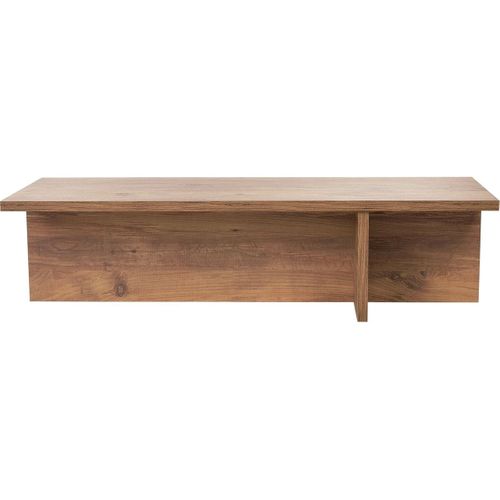 Table Basse Rectangulaire Effet Noyer 120 Cm - Arden