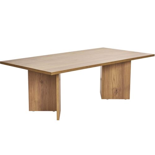Table Basse Rectangulaire Effet Chêne Foncé 119 Cm - Taona