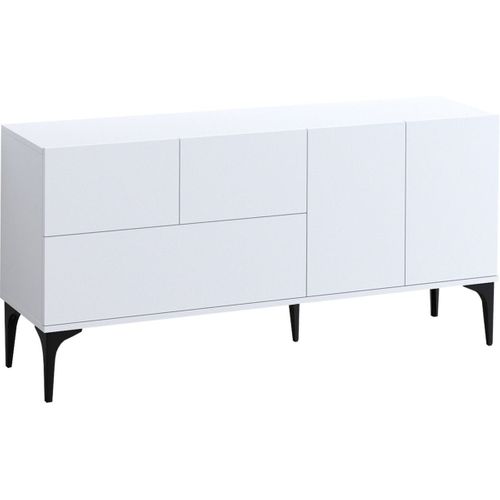 Buffet 5 Portes Blanc 150 Cm - Tavira