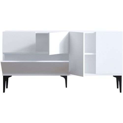 Buffet 5 Portes Blanc 150 Cm - Tavira