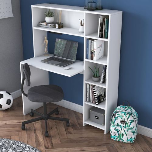 Bureau Combiné Blanc 113 Cm - Rhea