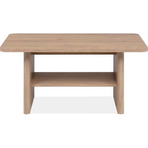 Table Basse 1 Niche Effet Bois 90 Cm - Luis