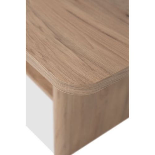 Table Basse 1 Niche Effet Bois 90 Cm - Luis
