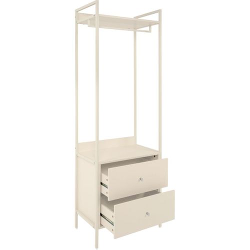 Vestiaire 2 Tiroirs Beige 64 Cm - Veska