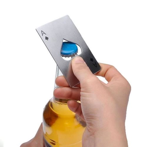 Décapsuleur As De Pique Au Format Carte De Crédit