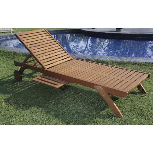 Bain De Soleil En Eucalyptus Fsc 1 Personne Rauha Marron