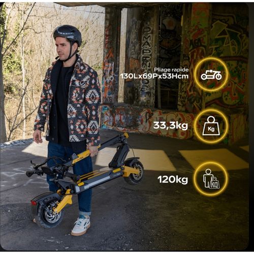 Trottinette Électrique 1000gt 2x2 – Modèle Tout-terrain Robuste, Gran