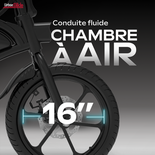 Vélo Électrique Bike 160, 25 Km/h, Autonomie 20 Km, Roues 16 Pouces,