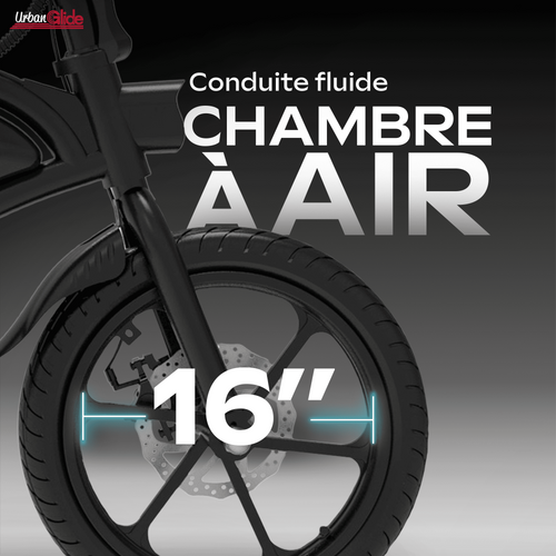 Vélo Électrique Bike 160, 25 Km/h, Autonomie 20 Km, Roues 16 Pouces,