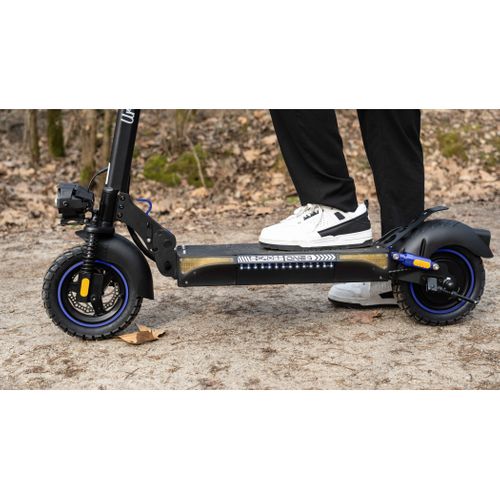 Trottinette Électrique Adulte Ecross One Bleu – Autonomie 50 Km, Vite