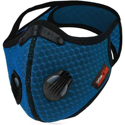 Masque Bleu – Masque Anti-pollution Pour Mobilité Électrique Urbaine