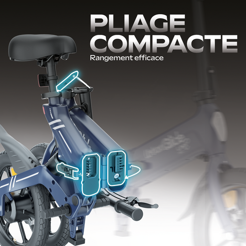 Vélo Électrique Pliable  Linx 160 – 40 Km D'autonomie