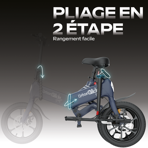 Vélo Électrique Pliable  Linx 160 – 40 Km D'autonomie