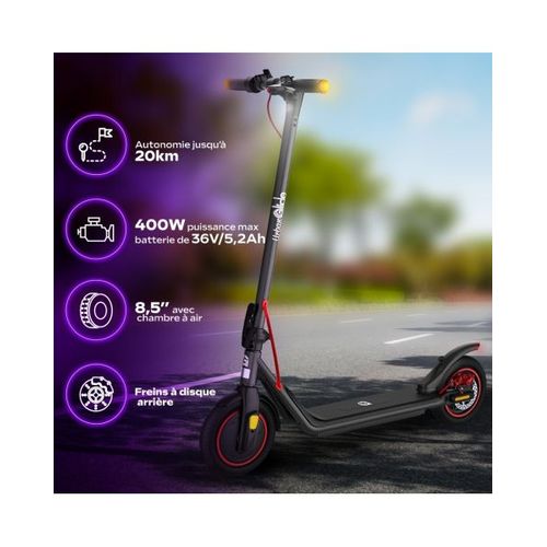 85 Evo – Trottinette Électrique 20 Km D'autonomie, 25 Km/h, Suspensio