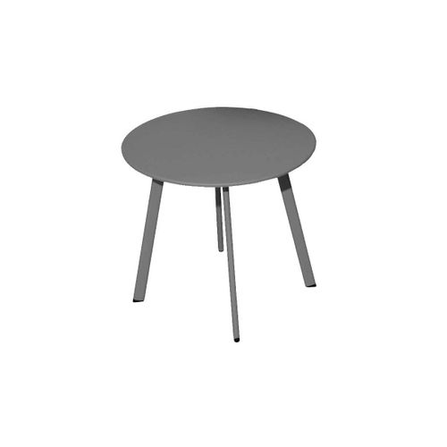 Table Basse De Jardin En Acier Massai 40 Cm Graphite