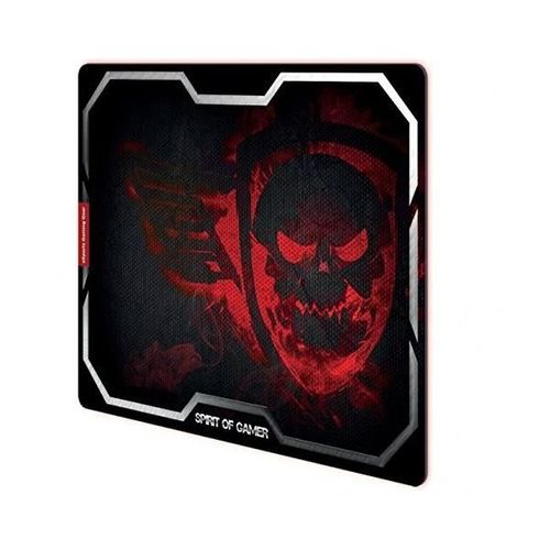 Tapis De Souris Gaming Smokey Skull Rouge
