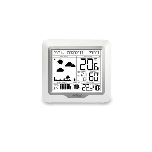 Station Météo Sans Fil Avec Écran LCD - Ws6823whi-sil
