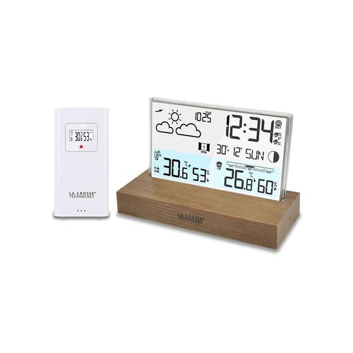Station Météo Sans Fil En Bois - Ws6207mac