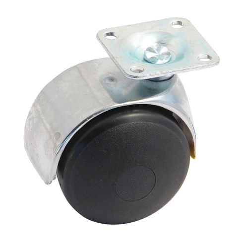 Roulette Double Galet 50mm Pivotante Sur Platine - Avl - 595030ac