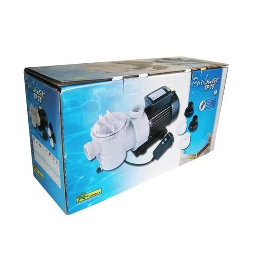 Pompe De Filtration Pour Piscine - Poolmax Tp75 - 0.75cv - Débit Max 14400l/h - Garantie 2 Ans