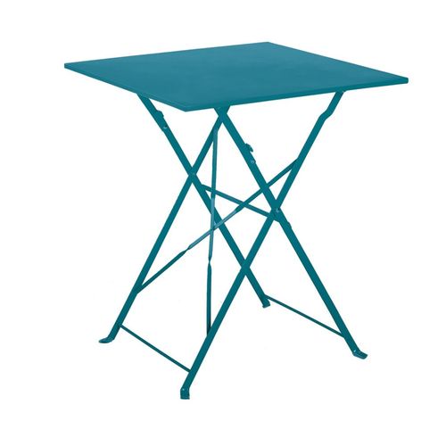 Table De Jardin Pliante - 2 Places - Bleu Canard - Florence
