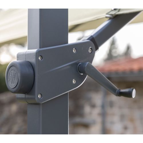 Parasol Déporté 4x3m - Lin - Saphir