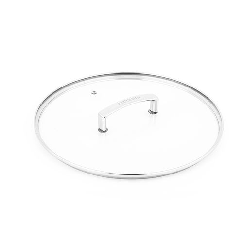 Couvercle 32cm En Verre Et En Aluminium Signature