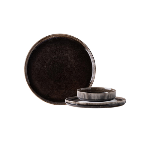 Service 18 Pièces Marron - "cappuccino"