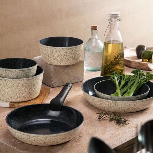 Set 3 Poêles 20/24/28cm Jade  'réactif' Laguiole  La-9120335