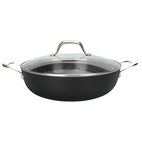 Sautoir Noir 32cm - "airiron"