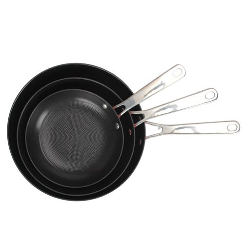 Set De 3 Poêles Rouge 20/24/28cm - " Red Airiron"