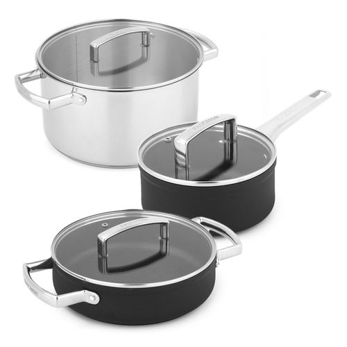 Set 6 Pièces 28cm Antiadhésive Aluminium Signature