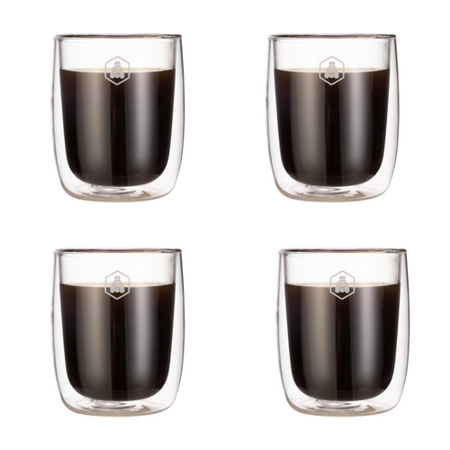 4 Tasses à Espresso Double Paroi - 100ml